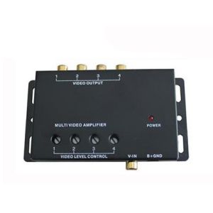 Adjustable video amplifier 4 channels 