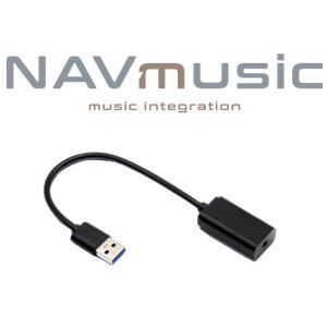 AUX to USB audio interface with 3.5mm jack connector (High Speed)