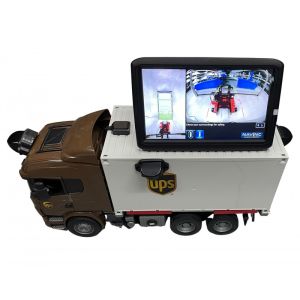 AVM demo truck with 10inch monitor and 220V netadapter