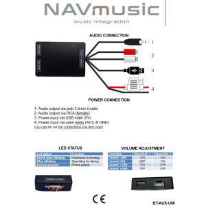 Bluetooth to AUX generator