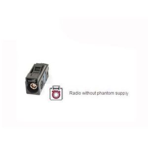 Fakra female connector black/9005 for radio without phantom supply incl. metal insert