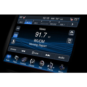Multimedia Video interface Dodge Uconnect touchscreen navigation
