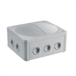 Plastic box - grey - IP67 - 160x140x81mm