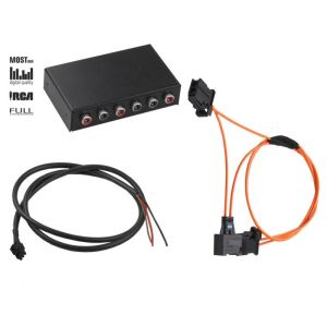 Pre-Amplifier audio output interface for Audi MMI 2G (MOST)