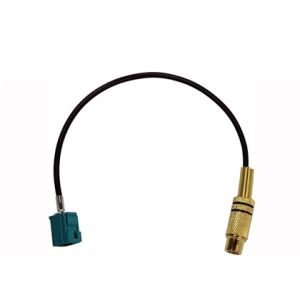 RCA cinch adapter female --> fakra green plug female