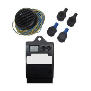 Rear Parking sensors Kit including 4 external flat capsules with buzzer (18mm)