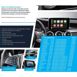 Size UP + APPplay_CARplay & Android AUTO integration - stand alone 12V