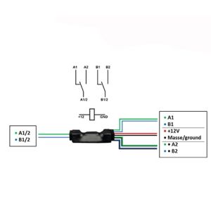 Universal 2 channel switch max 1A